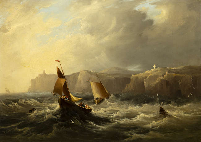 Frederick Calvert (c.1790-1844) 
Fishing Boats in..., Fine Irish Art at Adams Auctioneers
