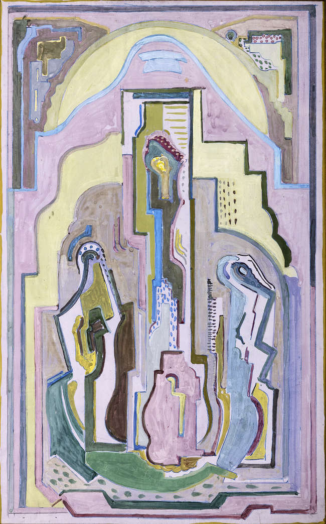 Evie Hone HRHA (1894-1955) 
Untitled 
Gouache, 6..., Fine Irish Art at Adams Auctioneers