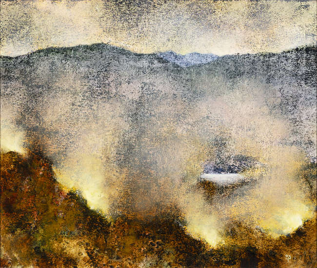 Tim Goulding (b.1945) 
Gorse Fires
Oil on canvas..., Fine Irish Art at Adams Auctioneers