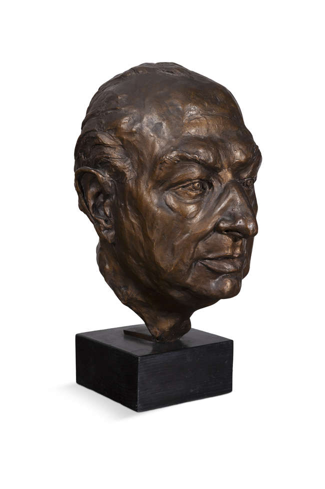 Marjorie Fitzgibbon HRHA (1930-2018) 
Portrait Bu..., Fine Irish Art at Adams Auctioneers