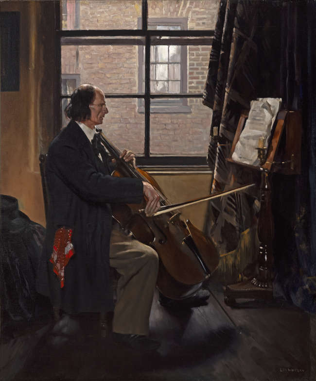 Leo Whelan RHA (1892 - 1956) 
The Cello Player
O..., Fine Irish Art at Adams Auctioneers