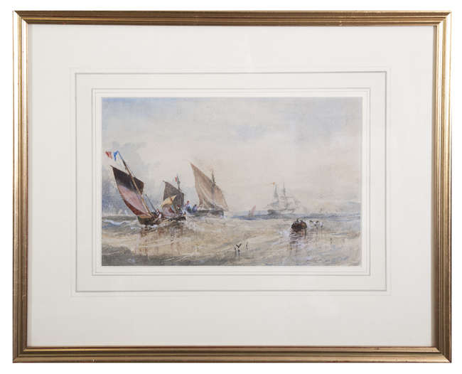 EDWIN HAYES RHA RI ROI (1819-1904)
Signed
Waterc..., Fine Irish Art at Adams Auctioneers