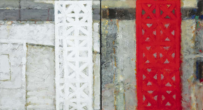 John Shinnors (b.1950) 
Cranes in Water 
Oil on ..., Fine Irish Art at Adams Auctioneers