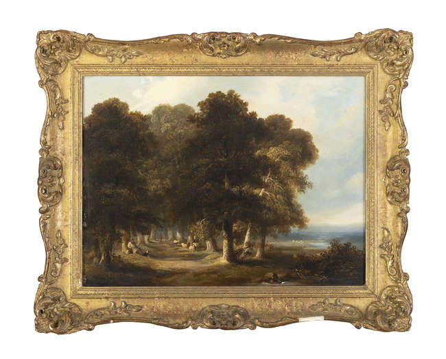 ATTRIBUTED TO JAMES ARTHUR O'CONNOR
Figure in Red..., Fine Irish Art at Adams Auctioneers