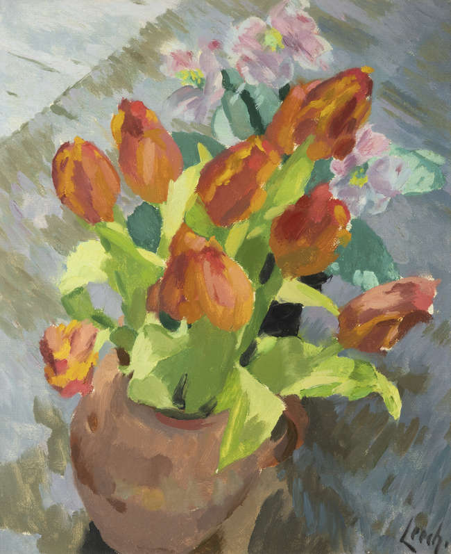 William John Leech, RHA (1881-1968) 
Tulips in a ..., Fine Irish Art at Adams Auctioneers