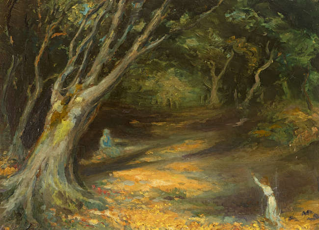 George Russell AE (1867-1935) 
 Figures in a Sunl..., Fine Irish Art at Adams Auctioneers