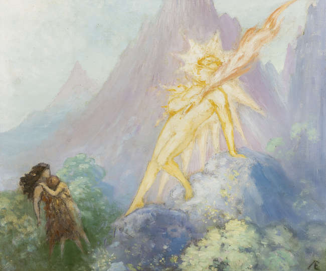 George Russell AE (1867-1935) 
An Apparition, 192..., Fine Irish Art at Adams Auctioneers