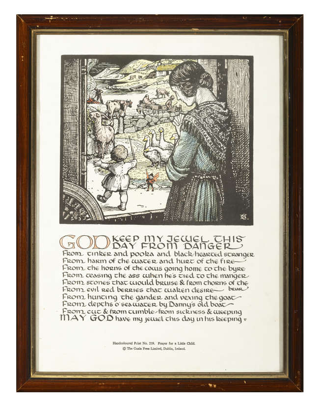 Cuala Press after Lady Beatrice Glenavy 

Prayer..., Fine Irish Art at Adams Auctioneers