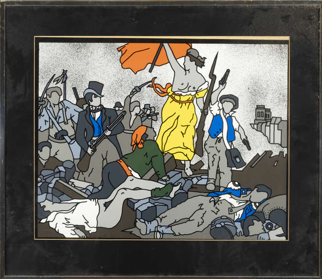 Robert Ballagh (b.1943) 
After Delacroix, Liberty..., Fine Irish Art at Adams Auctioneers