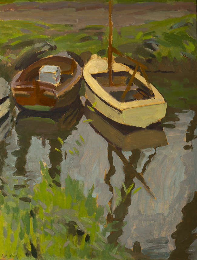 William John Leech RHA ROI (1881-1968) 
Boats - T..., Fine Irish Art at Adams Auctioneers