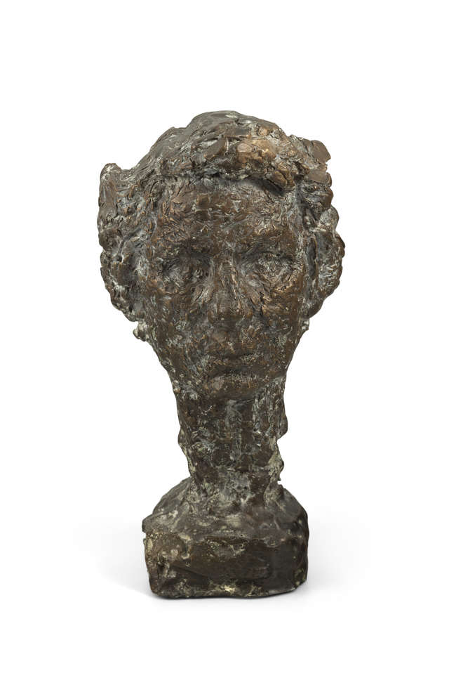 Melanie Le Brocquy HRHA (1919-2018) 
Bust 
Bronz..., Fine Irish Art at Adams Auctioneers