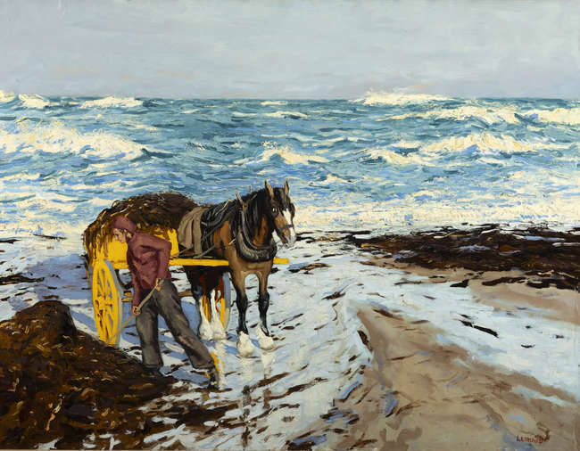 Patrick Leonard HRHA (1918-2005) 
The Kelp Gather..., Fine Irish Art at Adams Auctioneers