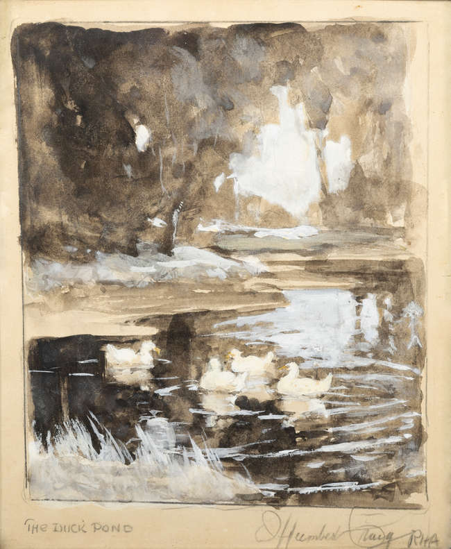 James Humbert Craig RHA RUA (1877-1944) 
The Duck..., Fine Irish Art at Adams Auctioneers