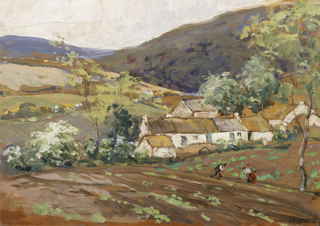 James Humbert Craig RHA RUA (1877-1944) 
Row of C..., Fine Irish Art at Adams Auctioneers