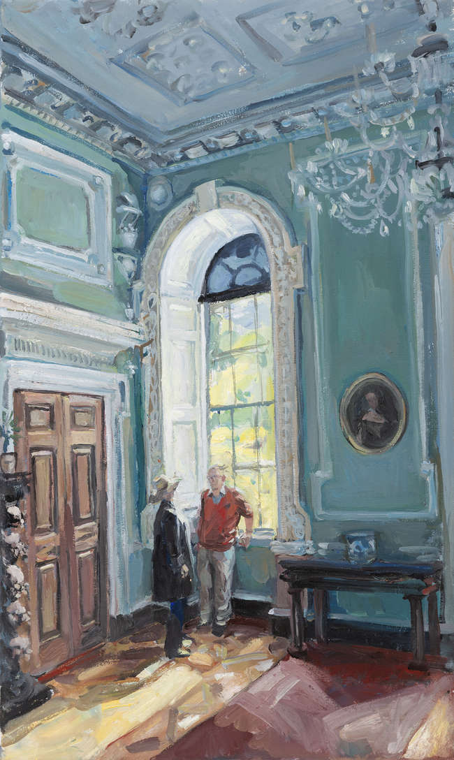 Hector McDonnell (B.1947) 
Two Figures by a Windo..., Fine Irish Art at Adams Auctioneers