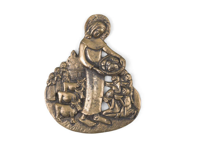 Imogen Stuart RHA (1927-2024) 
St. Brigid Feeding..., Fine Irish Art at Adams Auctioneers