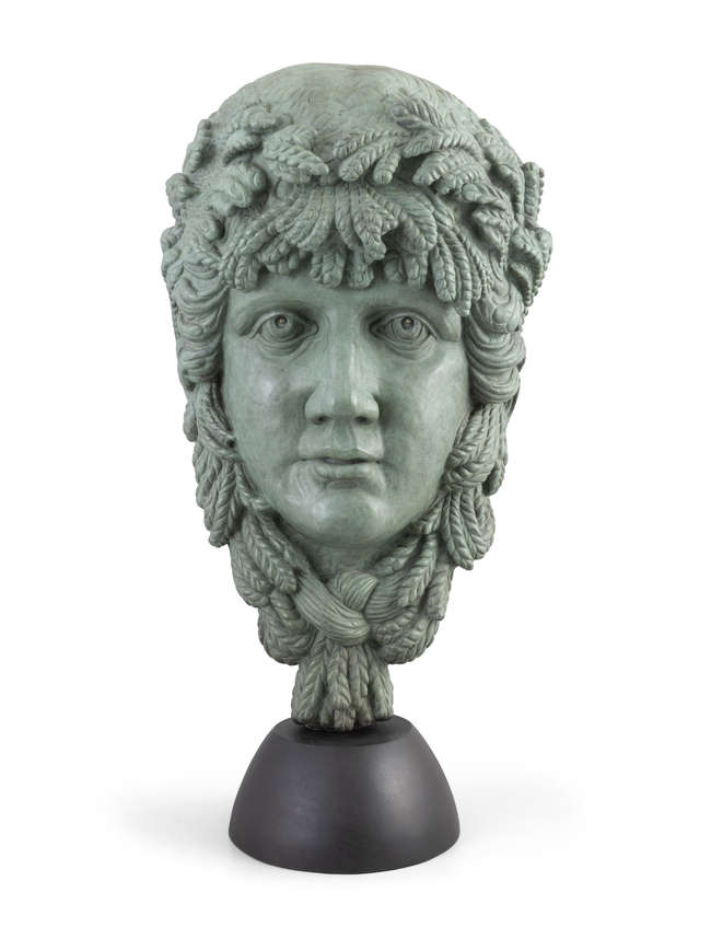 Rory Breslin (B.1963) 
The Guinness Mask
Bronze,..., Fine Irish Art at Adams Auctioneers