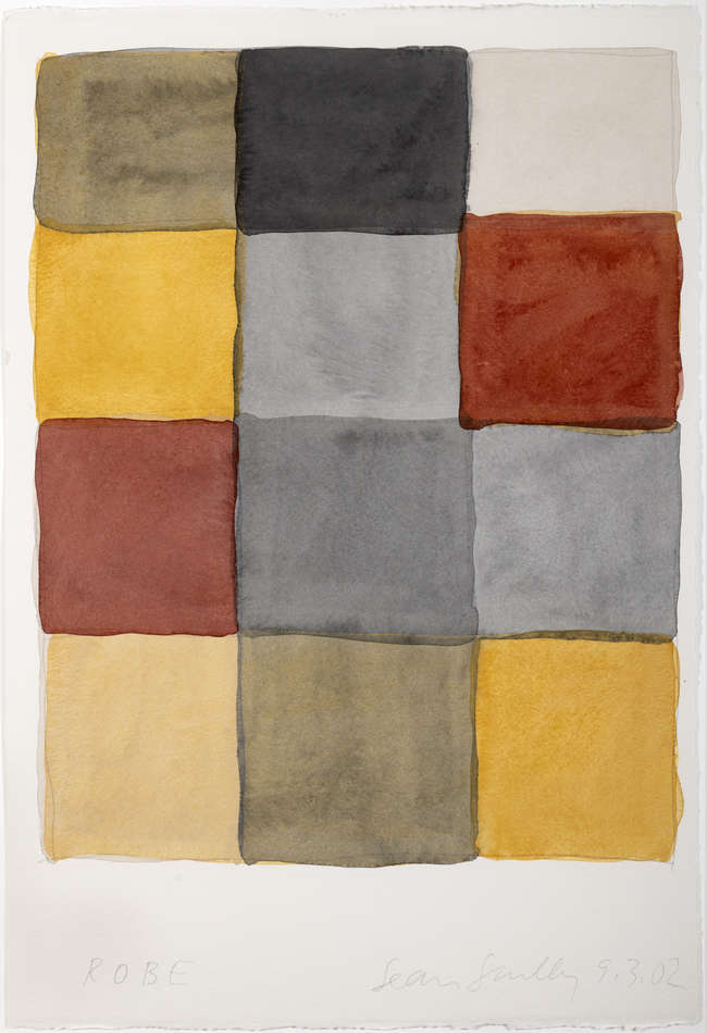 Sean Scully (b.1945) 
Robe (2002)
Watercolour ov..., Fine Irish Art at Adams Auctioneers