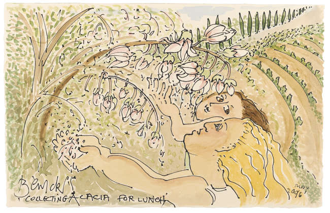 Pauline Bewick (1935-2022) 
Collecting Acacia For..., Fine Irish Art at Adams Auctioneers