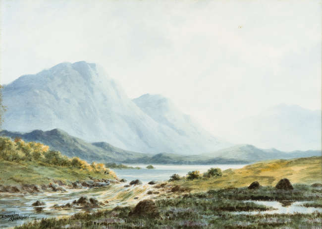 Douglas Alexander RHA (1871-1945) 
Mountain River..., Fine Irish Art at Adams Auctioneers