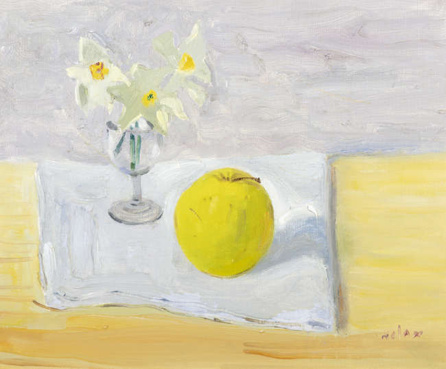 James Nolan RHA (1929-2015) 
Still Life
Oil on b..., Fine Irish Art at Adams Auctioneers