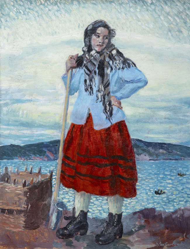 Maurice MacGonigal PPRHA (1900-1979) 
‘Turf Gir..., Fine Irish Art at Adams Auctioneers