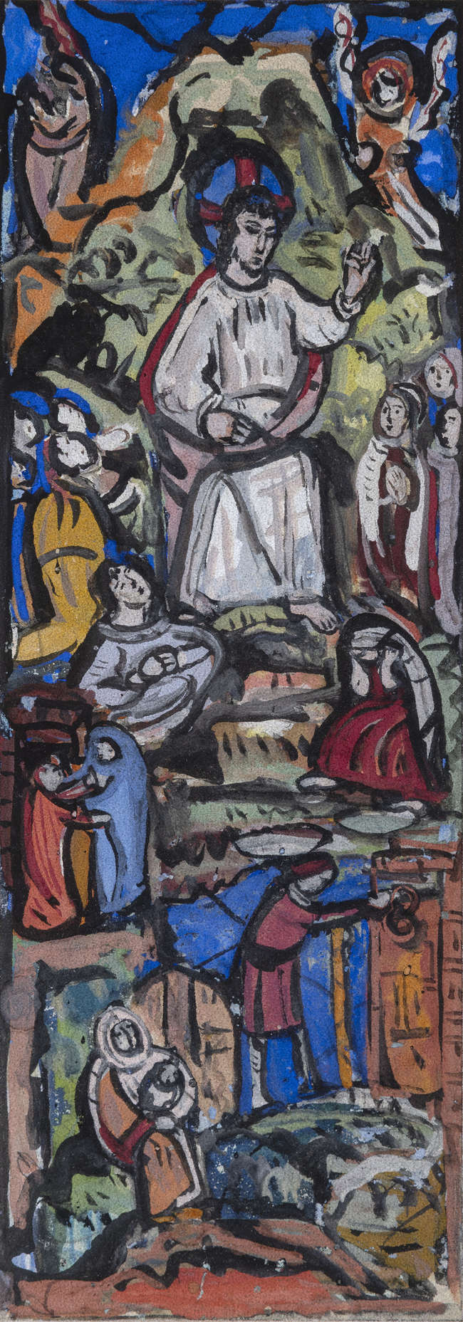 Evie Hone RHA (1894-1955) 
The Sermon on the Moun..., Fine Irish Art at Adams Auctioneers