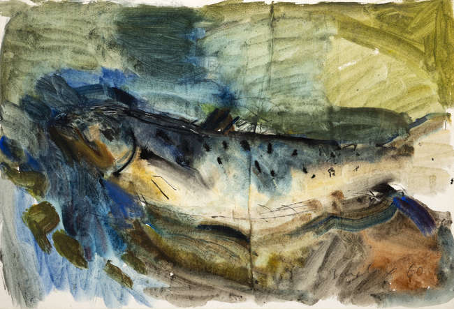 Barrie Cooke HRHA (1931-2014) 
Trout (1960)
Wate..., Fine Irish Art at Adams Auctioneers