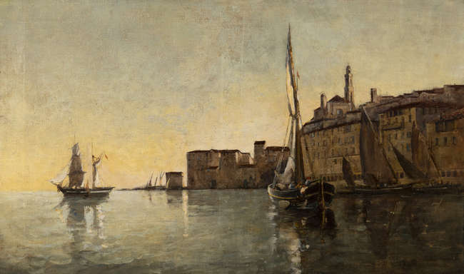 Nathaniel Hone RHA (1831-1917) 

A Mediterranean..., Fine Irish Art at Adams Auctioneers