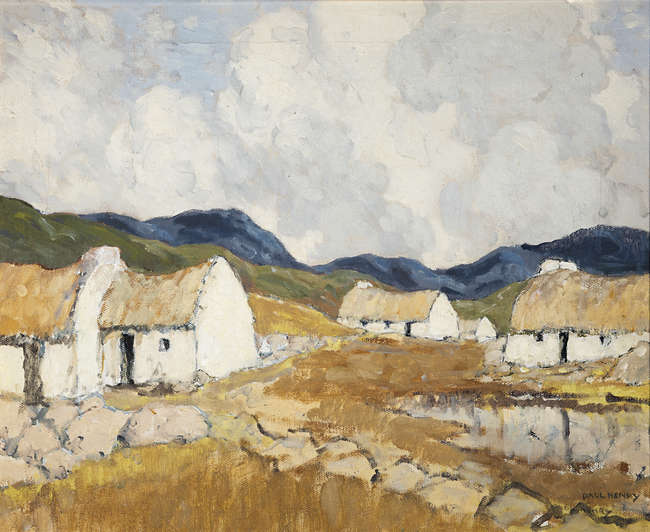 Paul Henry RHA (1876-1958) 
A Vill
