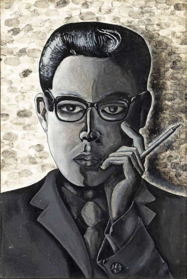 Robert Ballagh (b.1943) 
Self Port