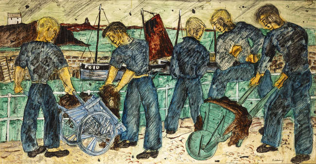 Basil Ivan Rakoczi (1908-1979) 
Fishermen on the ..., Fine Irish Art at Adams Auctioneers