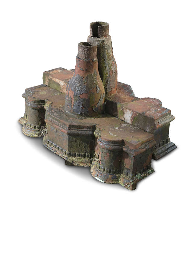 A PAIR OF 19TH CENTURY CAST IRON HOPPERS, 

gutt..., Fine Irish Art at Adams Auctioneers