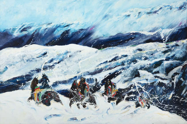 EARL BISS (NATIVE AMERICAN, 1947 -1988) 
Morning ..., Fine Irish Art at Adams Auctioneers