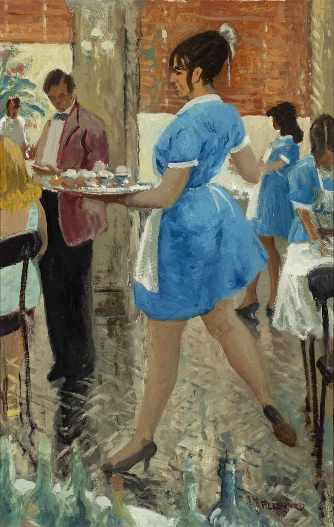 Patrick Leonard HRHA (1918–2005) 
Benidorm (197..., Fine Irish Art at Adams Auctioneers