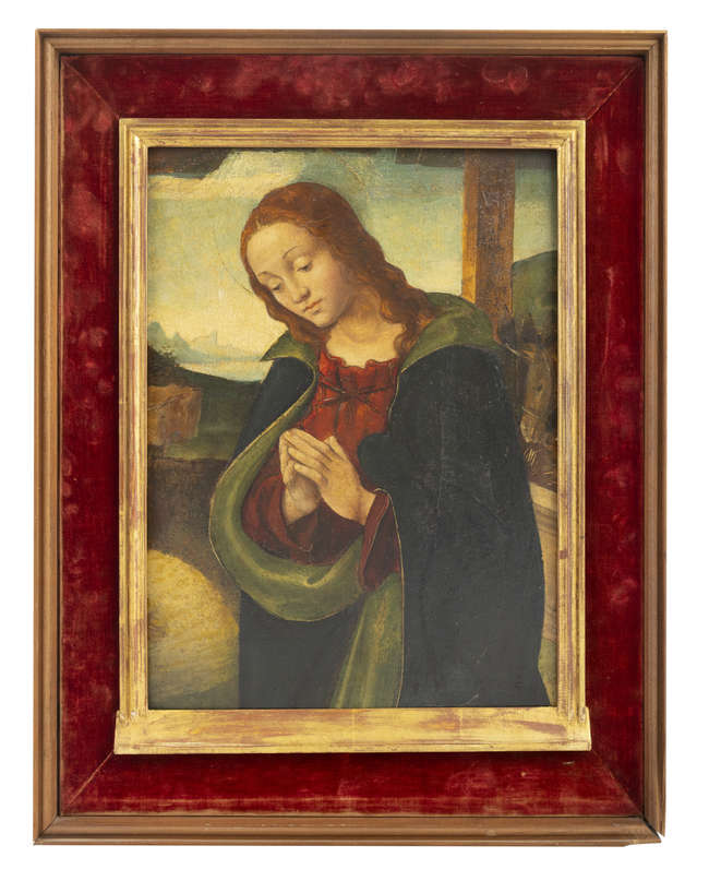 FOLLOWER OF PIETRO VANNUCCI 
Portrait of The Mado..., Fine Irish Art at Adams Auctioneers