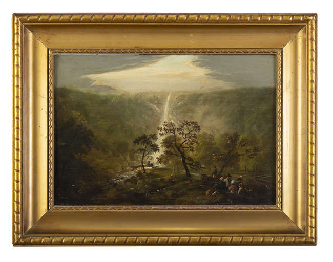 WILLIAM SADLER II (1782-1839) 
Figures at Powersc..., Fine Irish Art at Adams Auctioneers