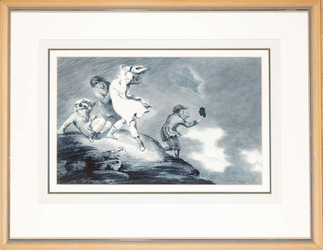 NATHANIEL GROGAN JR. (c.1756-1825) 
Figures Strug..., Fine Irish Art at Adams Auctioneers