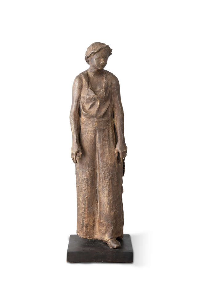 Rowan Gillespie (b.1953) 
Convict Woman 
Bronze,..., Fine Irish Art at Adams Auctioneers