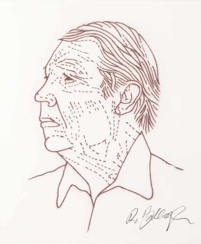 Robert Ballagh (b.1943) 
Head of Louis le Brocquy..., Fine Irish Art at Adams Auctioneers