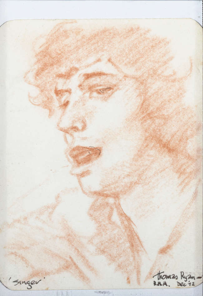 Thomas Ryan PPRHA (1929-2021) 
Singer
Signed, in..., Fine Irish Art at Adams Auctioneers