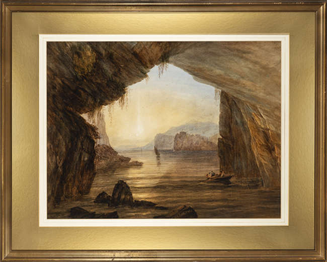 Andrew Nicholl RHA (1886-1904)
Pigeon Cave at Lou..., Fine Irish Art at Adams Auctioneers