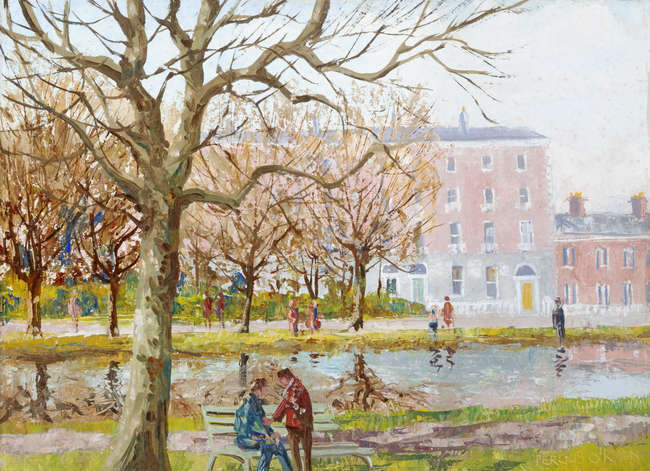 Fergus O'Ryan RHA (1911-1989) 
Summer's Day on th..., Fine Irish Art at Adams Auctioneers