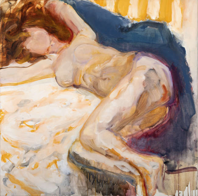 Barrie Cooke HRHA (1931-2014) 
Nude with White (1..., Fine Irish Art at Adams Auctioneers