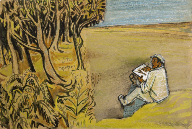 Gerard Dillon (1916-1971) 
Artist in a Landscape..., Fine Irish Art at Adams Auctioneers