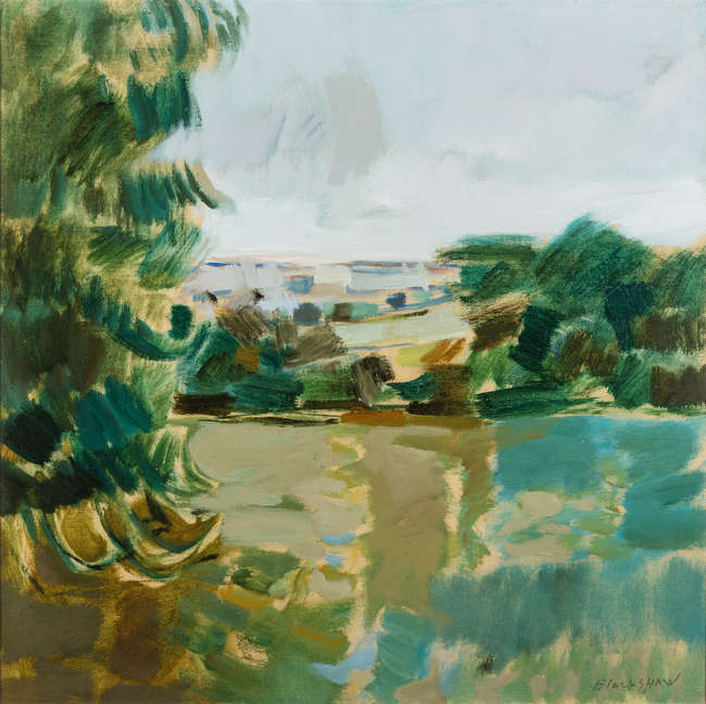 Basil Blackshaw HRUA HRHA (1932-2016) 
Green Land..., Fine Irish Art at Adams Auctioneers