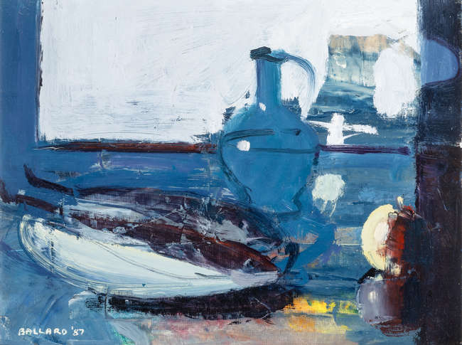 Brian Ballard (b.1943) 
Apple and Fish (1987) 
O..., Fine Irish Art at Adams Auctioneers