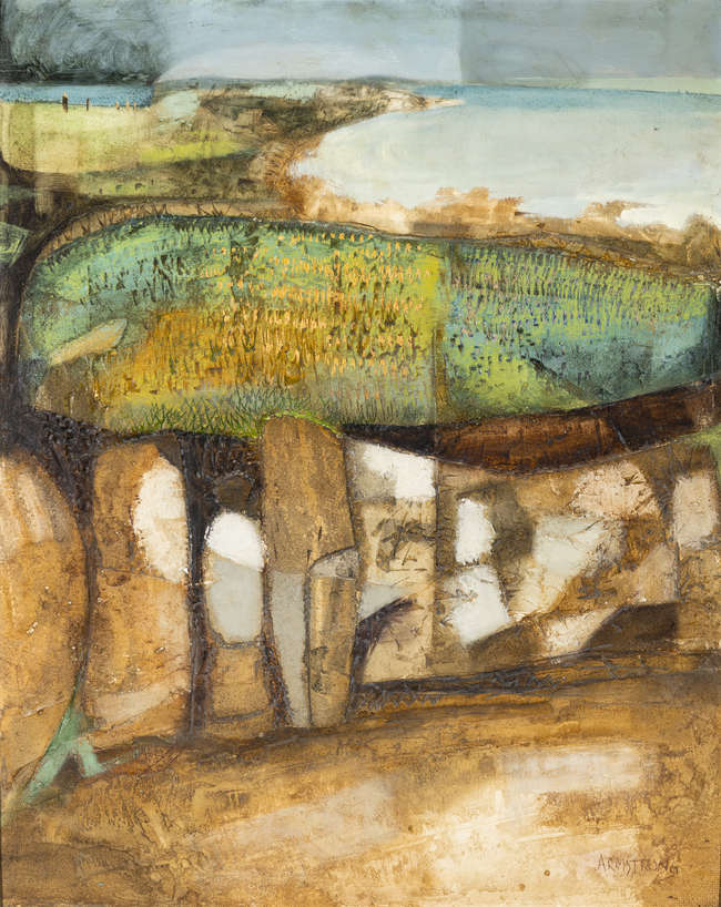 Arthur Armstrong RHA (1924-1996) 
Rocky Shore 
O..., Fine Irish Art at Adams Auctioneers