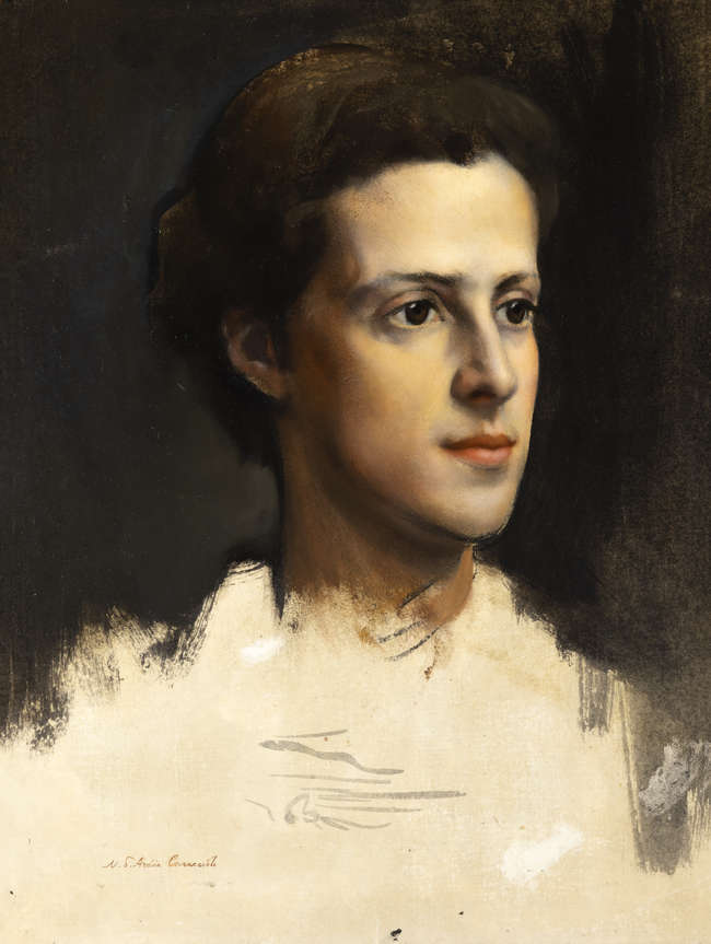 Niccolo d'Ardia Caracciolo RHA (1941-1989) 
Portr..., Fine Irish Art at Adams Auctioneers