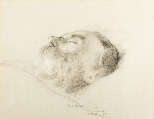 Seán O'Sullivan RHA (1906-1964) 
Death Portrait ..., Fine Irish Art at Adams Auctioneers